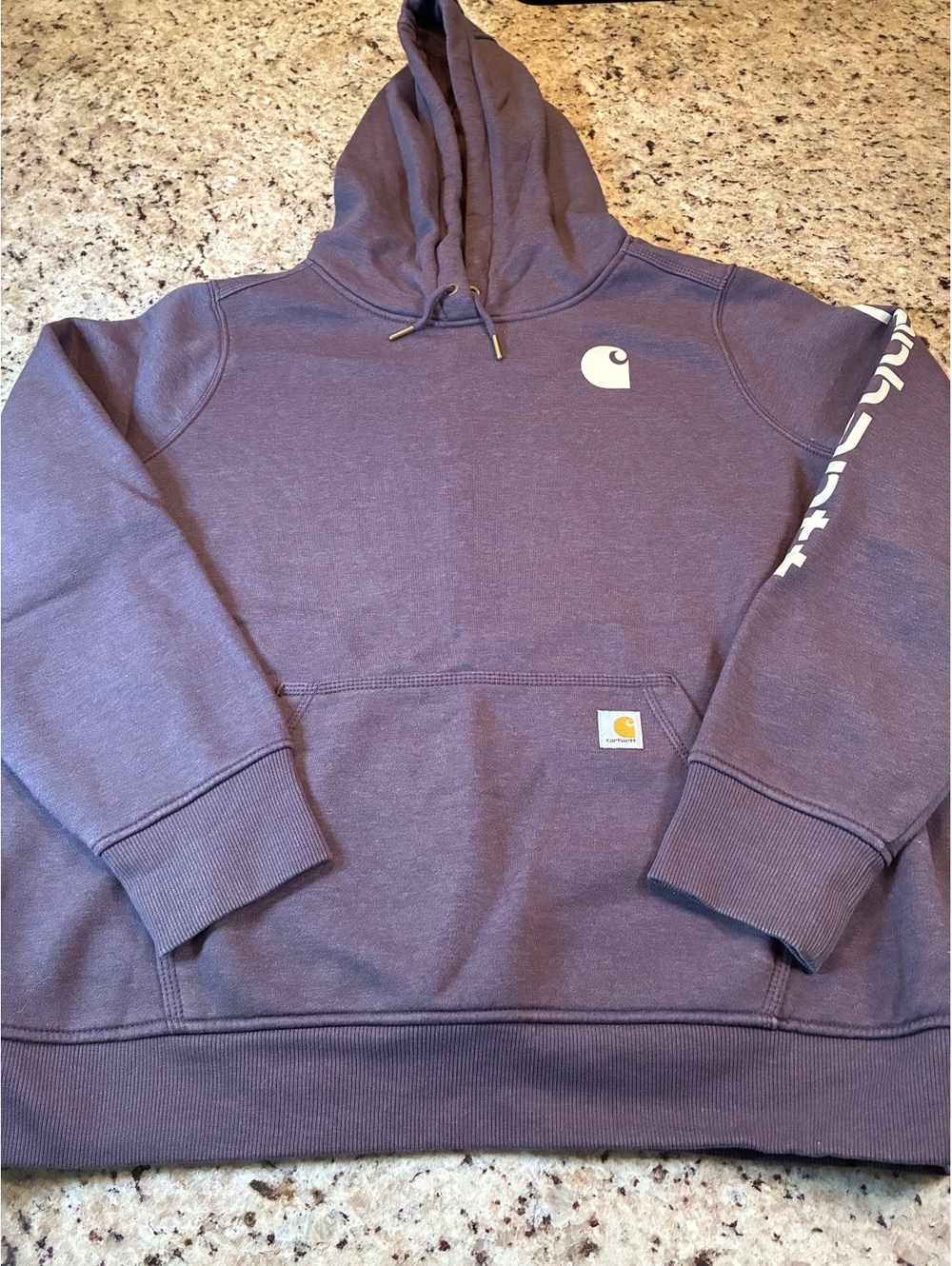 Carhartt relaxed fit purple pullover hoodie